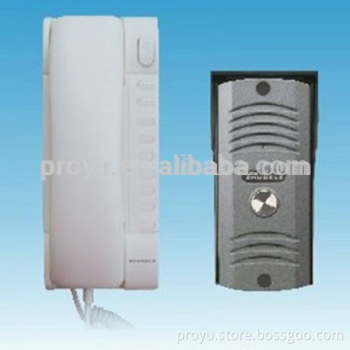 Cheap Good Appearance 2 Wire Audio Door Phone Security Intercom System with Unlocking Function Used for Home Apartment